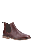 Hush Puppies Shaun Leather Chelsea Boots, Brown