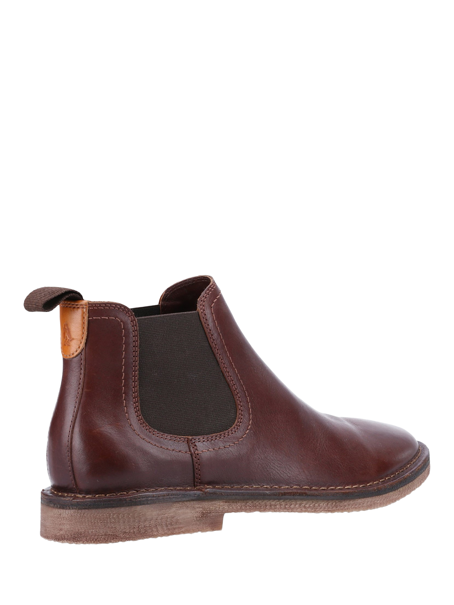 Product image 3 of 4, which shows Hush Puppies Shaun Leather Chelsea Boots, Brown, 12