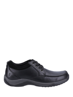 Hush Puppies Derek Leather Lace Up Derby Shoes, Coffee, Black