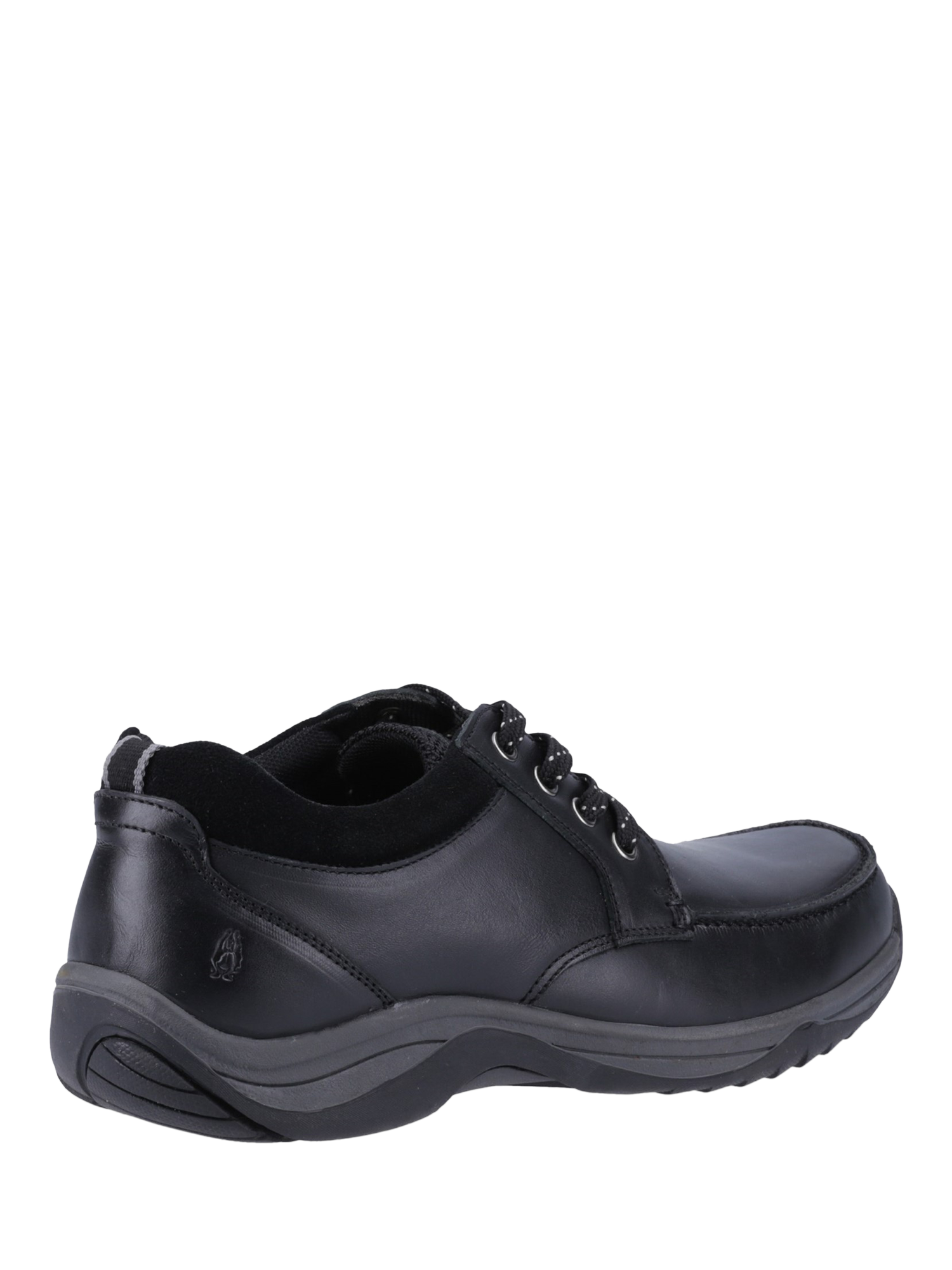Product image 3 of 4, which shows Hush Puppies Derek Leather Lace Up Trainers, Black, 6