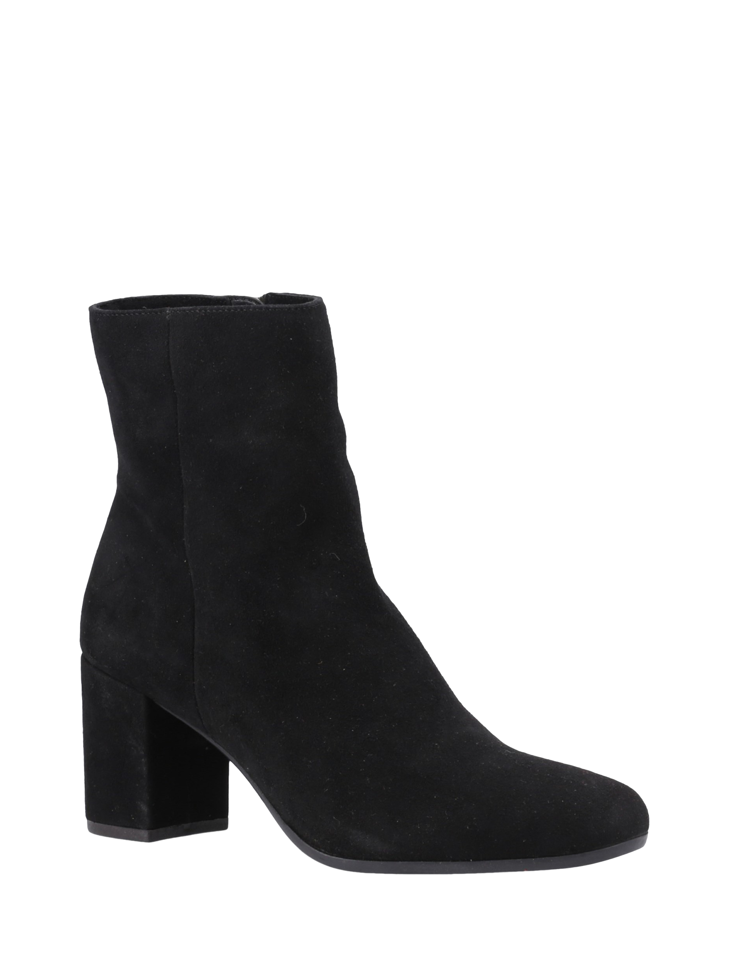Product image 2 of 4, which shows Hush Puppies Octavia Suede Ankle Boots, Black, 3