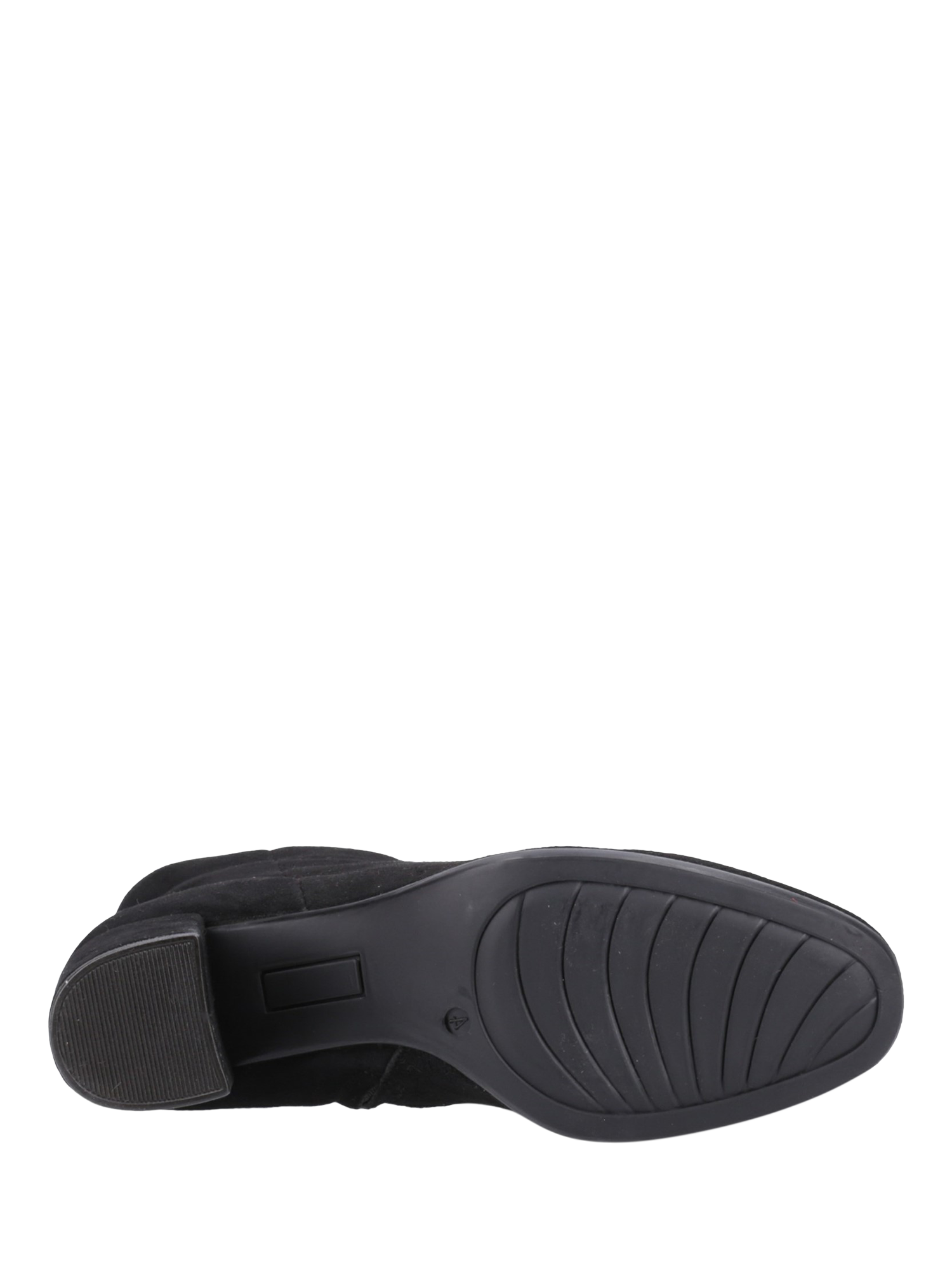 Product image 4 of 4, which shows Hush Puppies Octavia Suede Ankle Boots, Black, 3
