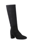 Hush Puppies Oprah Suede Long Boots, Black
