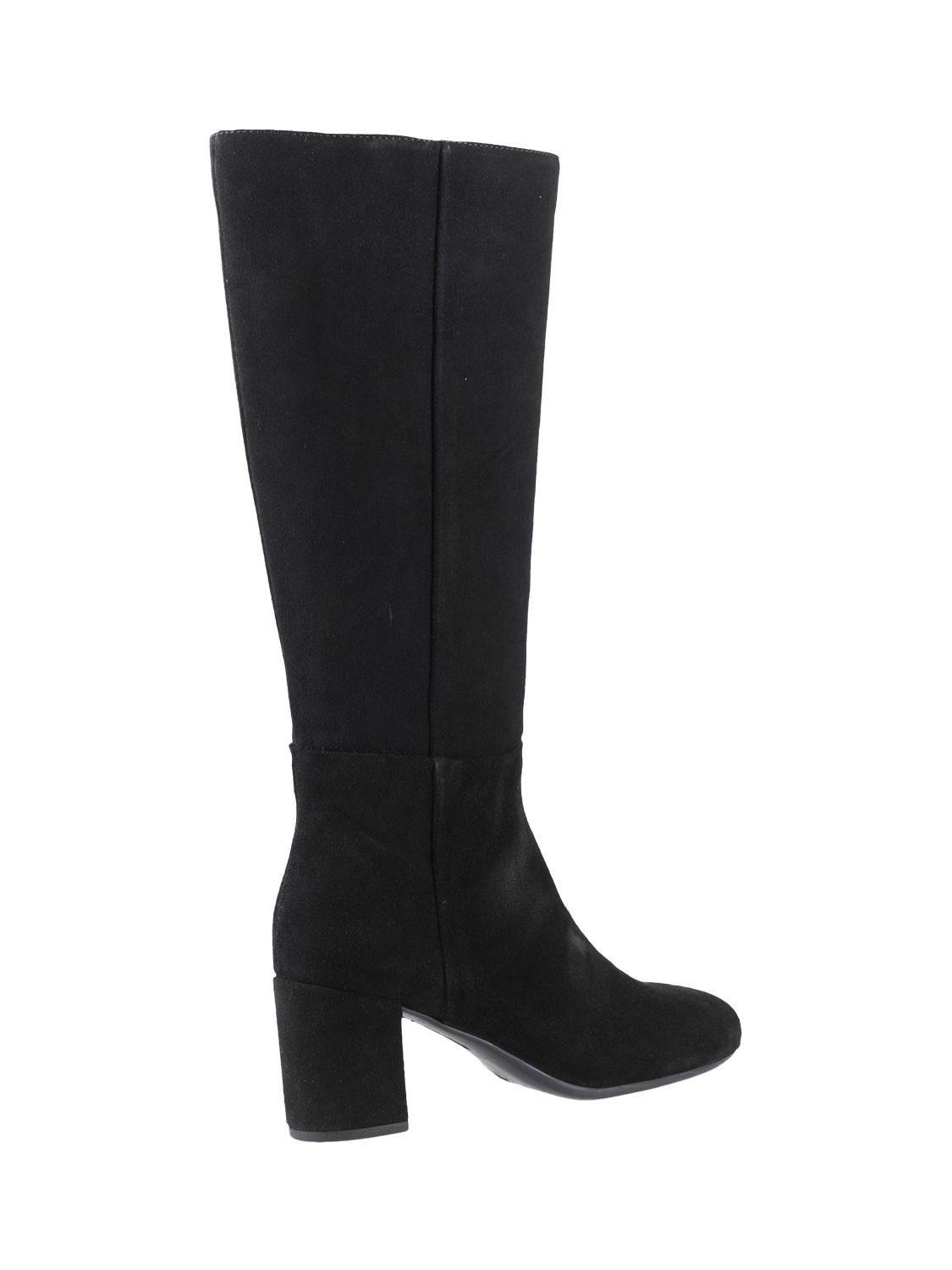 Product image 3 of 4, which shows Hush Puppies Oprah Suede Long Boots, Black, 3