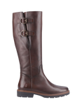 Hush Puppies Tallulah Leather Knee High Boots, Brown