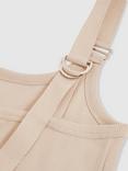 Reiss Isabella Cotton Blend Adjustable Vest Top, Neutral