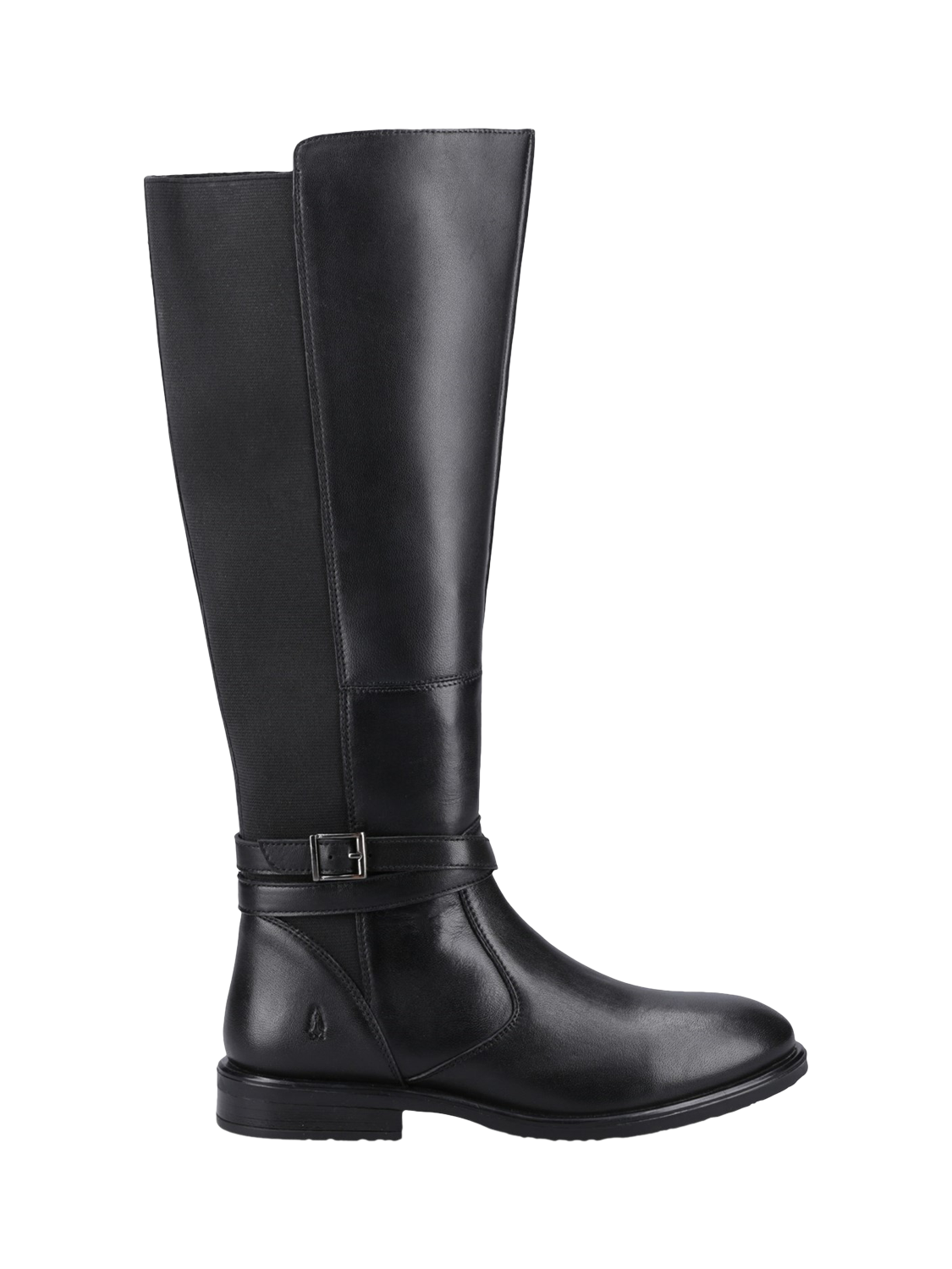 Product image 1 of 4, which shows Hush Puppies Victoria Leather Knee High Boots, Black, 3