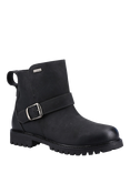 Hush Puppies Wakely Leather Ankle Boots, Black