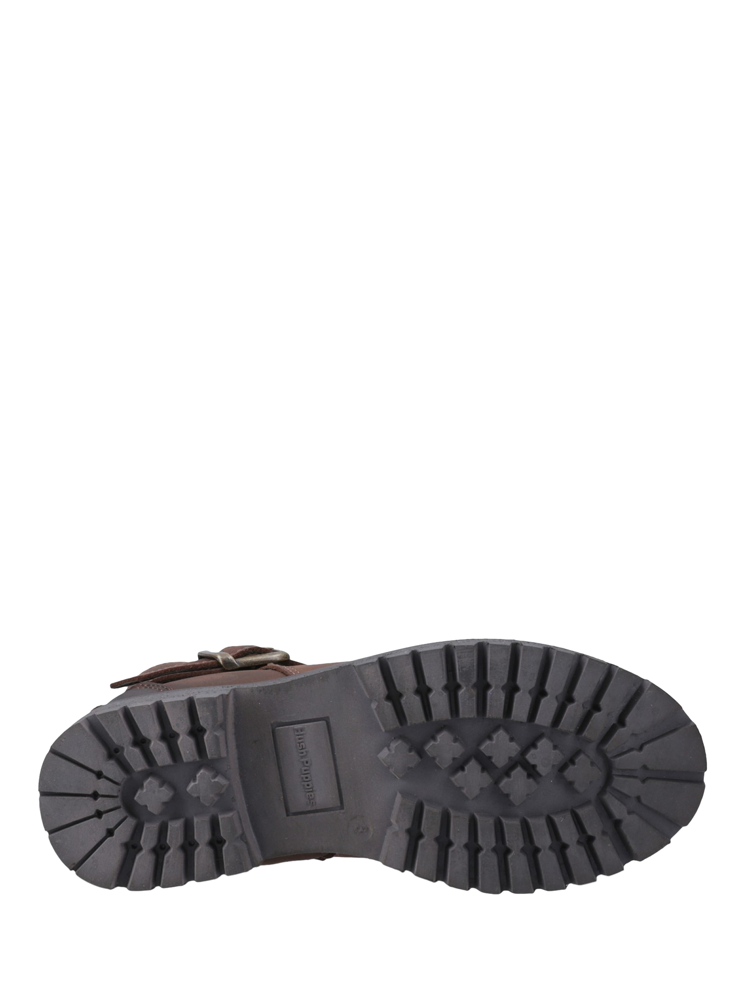 Product image 4 of 4, which shows Hush Puppies Wakely Leather Ankle Boots, Brown, 3