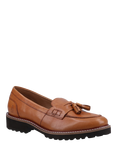 Hush Puppies Ginny Leather Chunky Tassel Loafers, Tan