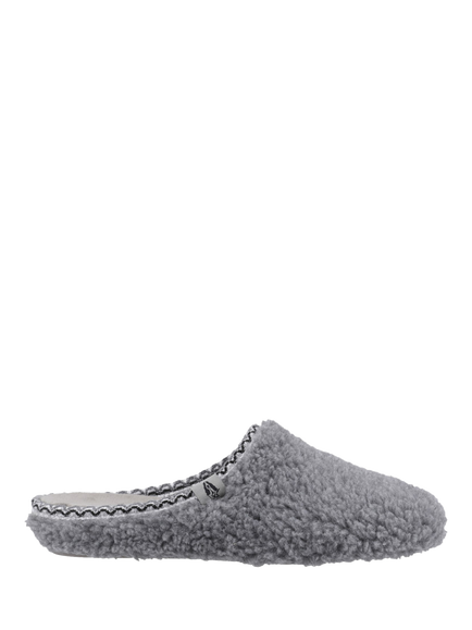Hush Puppies Good Teddy Mule Slippers, Grey