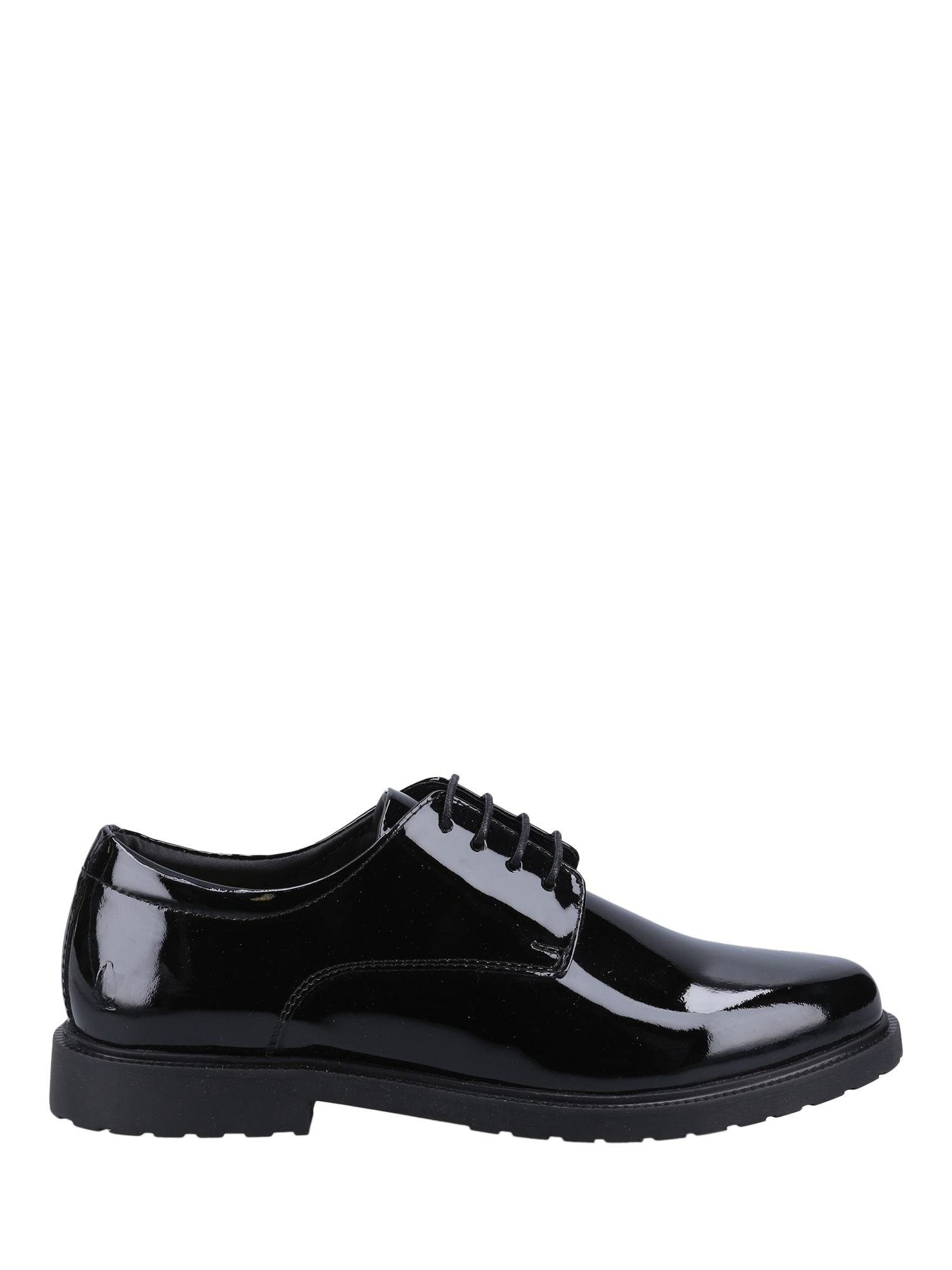 Product image 1 of 4, which shows Hush Puppies Verity Patent Leather Lace Up Shoes, Black, 3