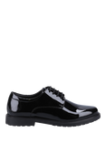 Hush Puppies Verity Patent Leather Lace Up Shoes, Black