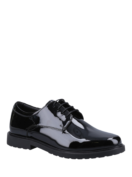 Hush Puppies Verity Patent Leather Lace Up Shoes, Black - view 2, Black