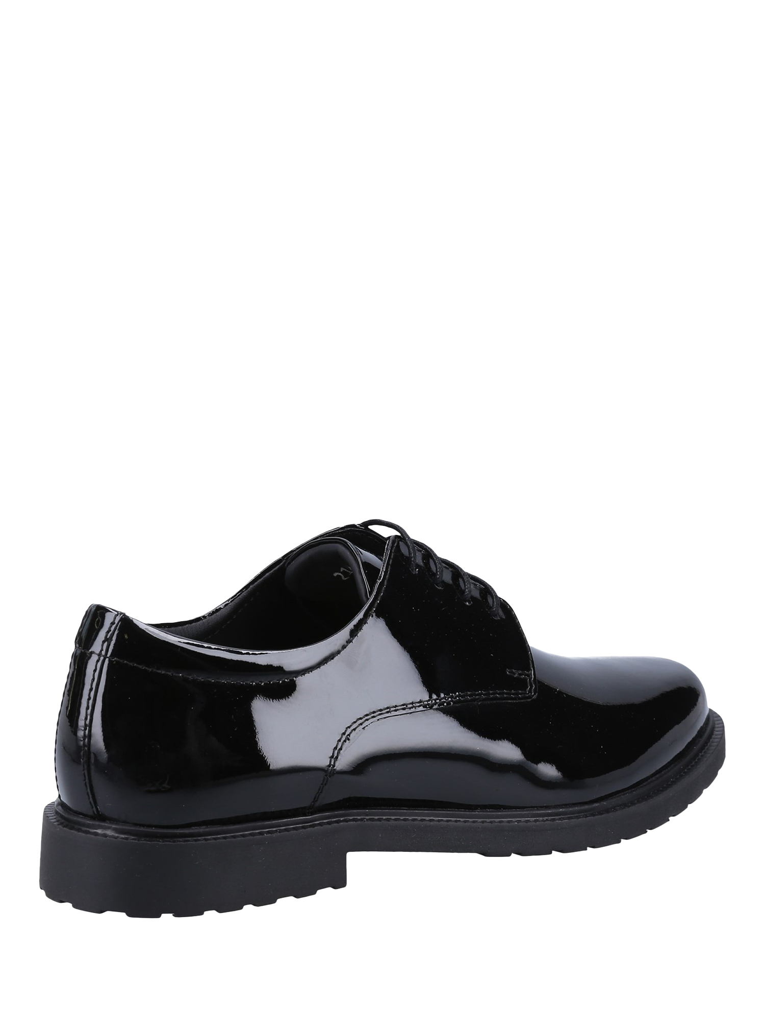Product image 3 of 4, which shows Hush Puppies Verity Patent Leather Lace Up Shoes, Black, 3