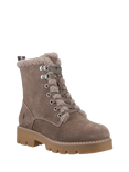 Hush Puppies Aurelia Suede Lace Up Ankle Boots