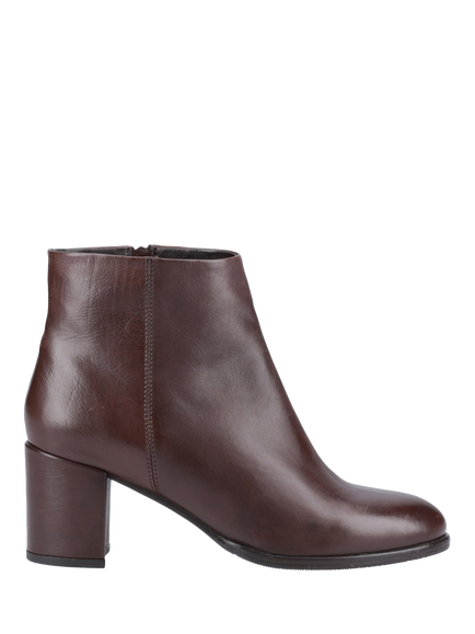 Hush Puppies Claridy Leather Ankle Boots, Brown