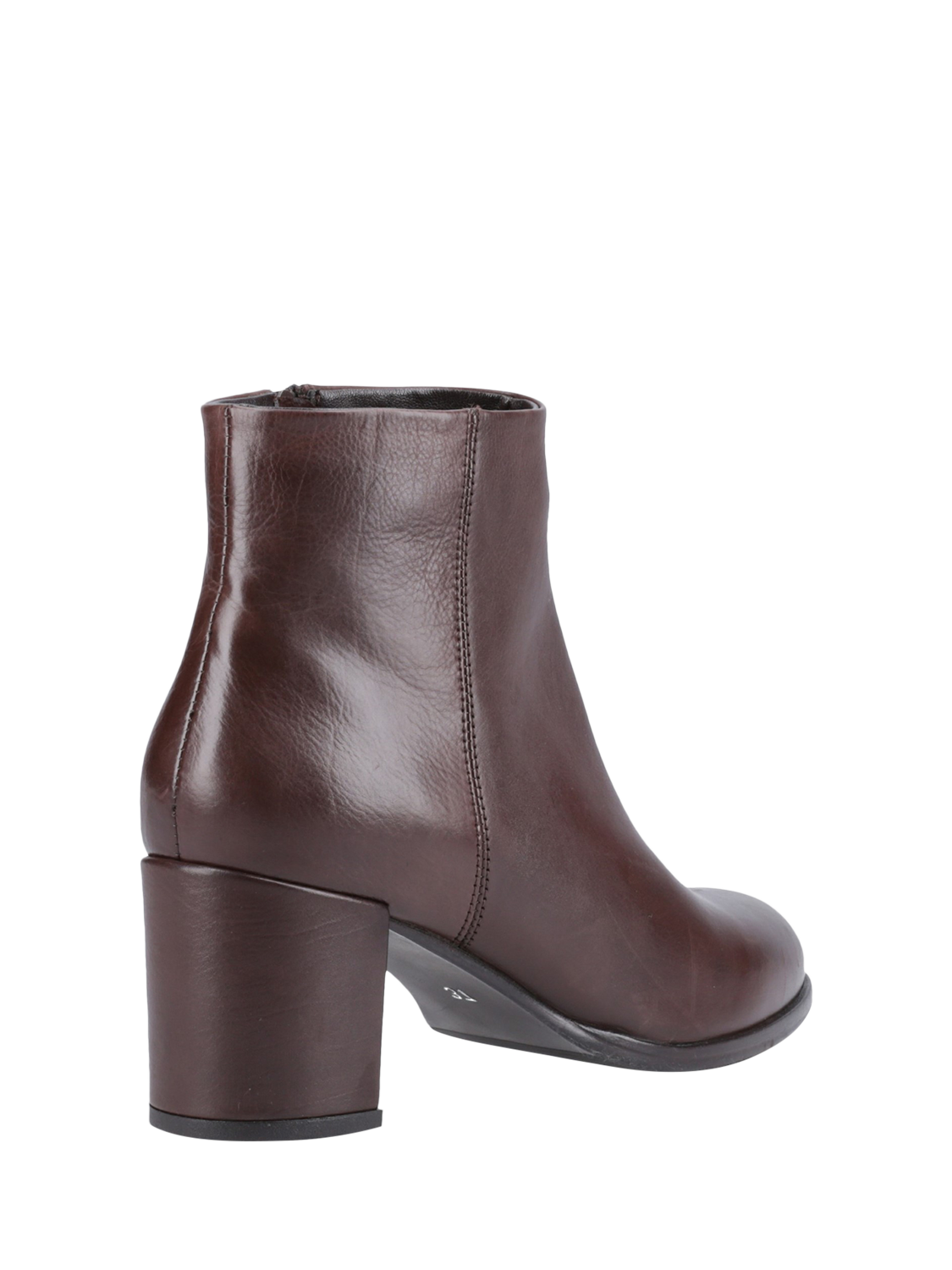 Product image 3 of 4, which shows Hush Puppies Claridy Leather Ankle Boots, Brown, 3