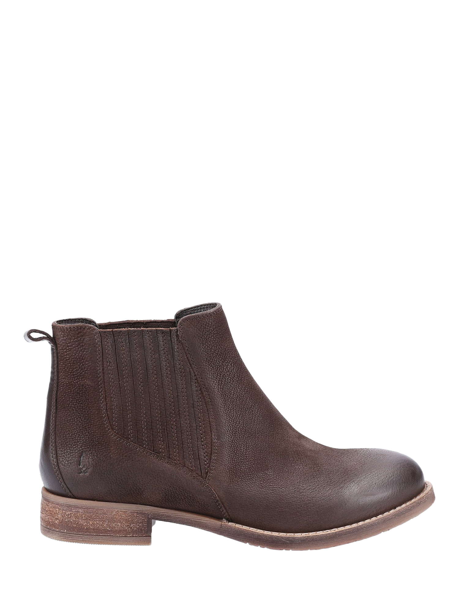 Product image 1 of 4, which shows Hush Puppies Edith Leather Chelsea Boots, Brown, 3