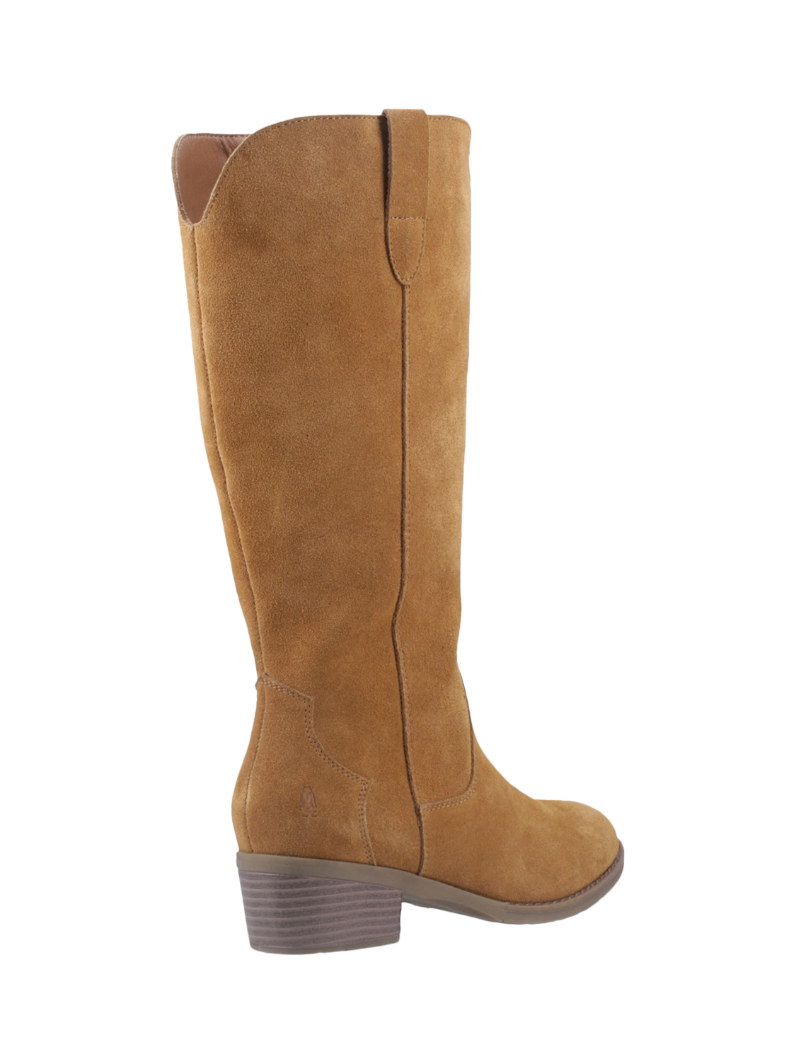 Product image 3 of 4, which shows Hush Puppies Isabella Suede Cowboy Boots, Tan, 3