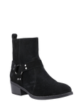 Hush Puppies Iria Real Suede Buckle Ankle Boots