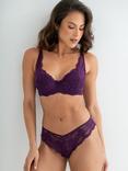 Pour Moi Fleur High Apex Balconette Bra, Plum