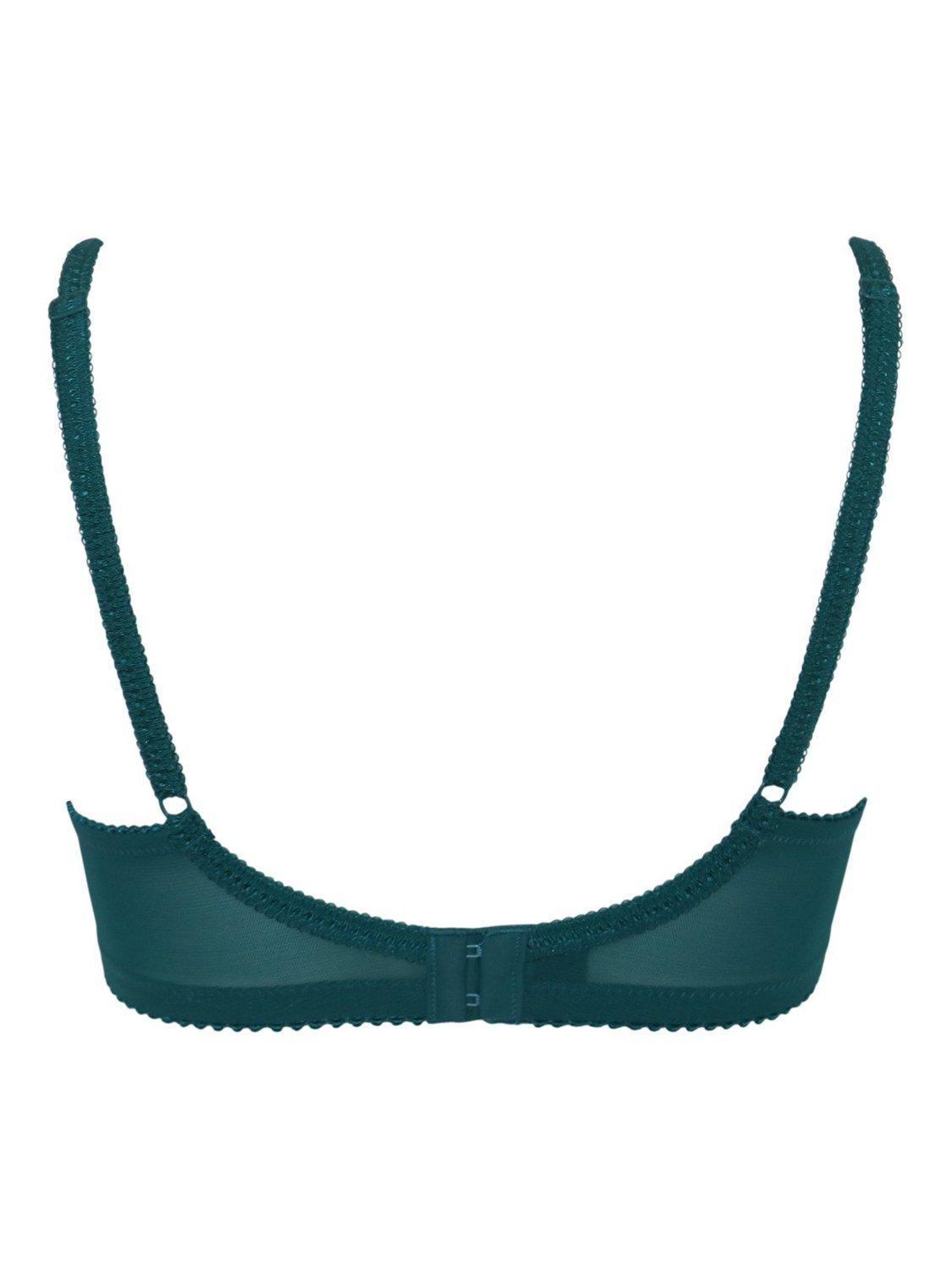 Product image 7 of 7, which shows Pour Moi St Tropez Full Cup Bra, Forest/Teal, 32DD