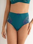 Pour Moi St Tropez High Waist Knickers, Forest/Teal