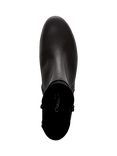 Gabor Briano Wide Fit Leather Ankle Boots, Black