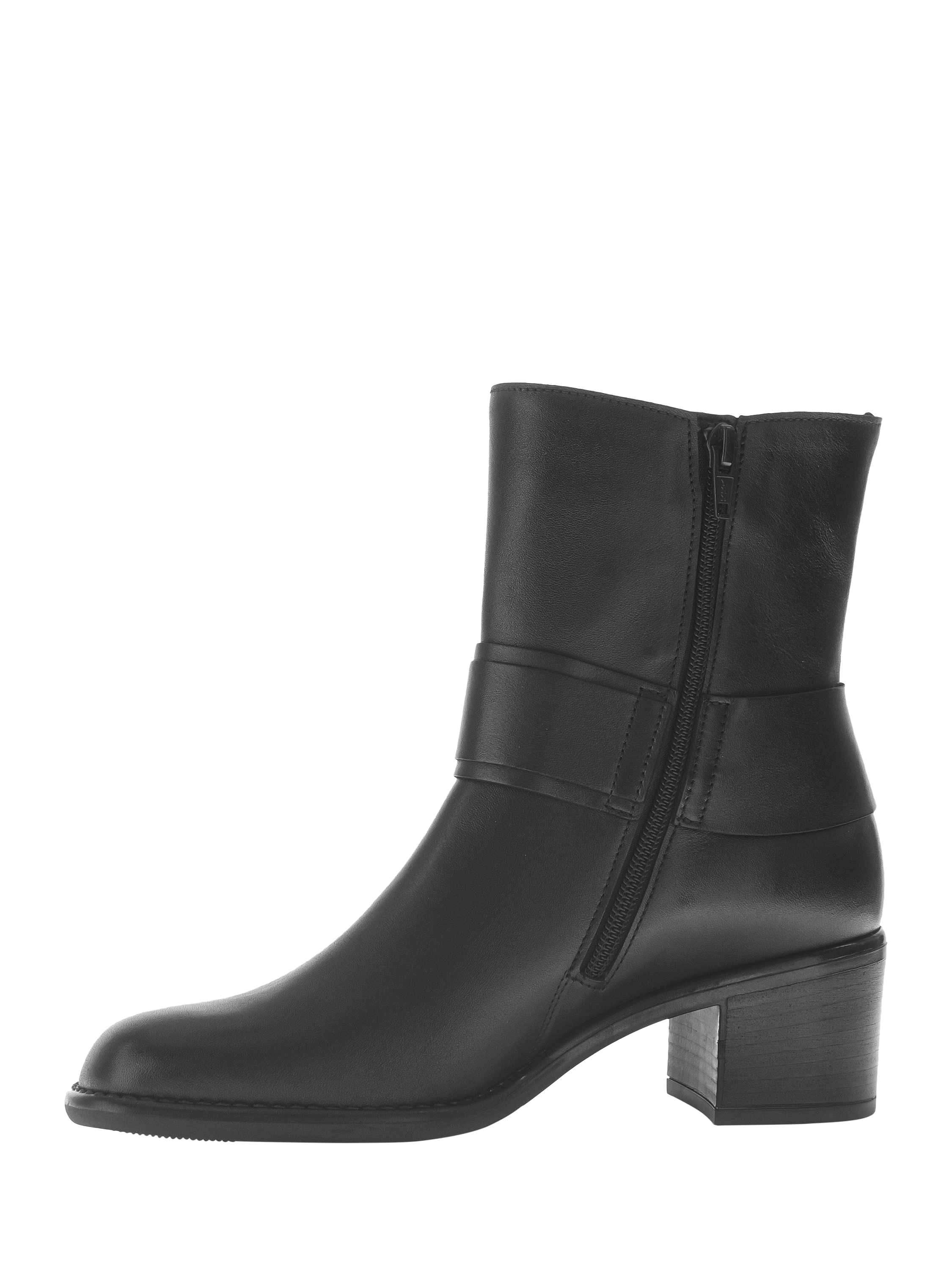 Product image 4 of 4, which shows Gabor Easel Leather Ankle Boots, Black, 4