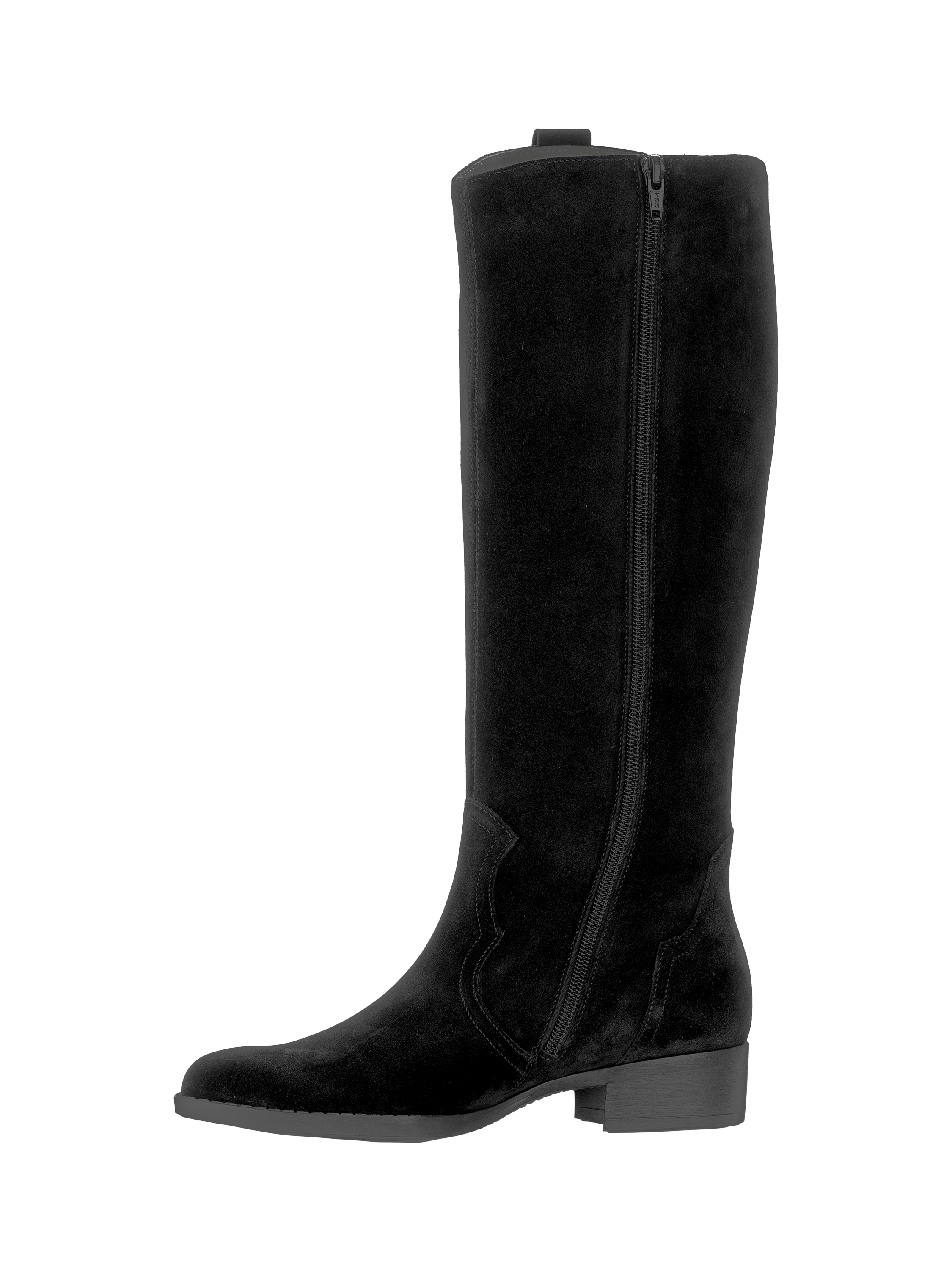 Product image 3 of 3, which shows Gabor Garden Suede Knee High Boots, Black, 6
