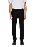 J.Lindeberg Soren Drape Linen Trousers, Black