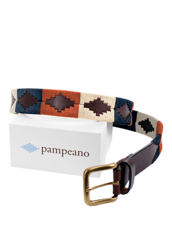 Pampeano Aurora Leather Belt, Aurora Brown - view 2, Aurora Brown