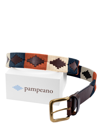 Pampeano Aurora Leather Belt, Aurora Brown - view 2, Aurora Brown