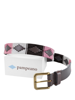 Pampeano Frambuesa Leather Belt, Framb Brown - view 2, Framb Brown