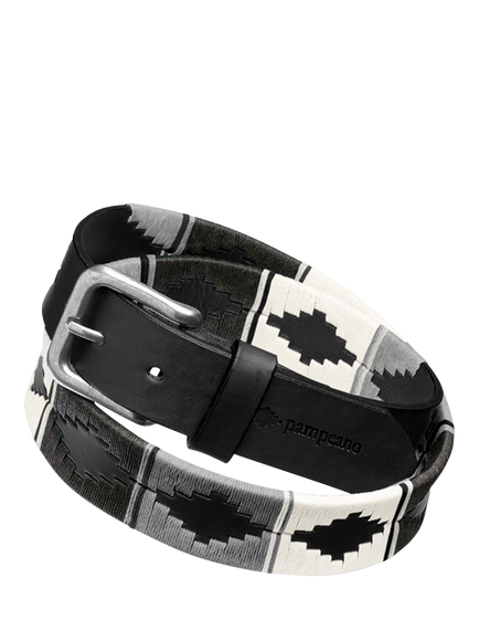 Pampeano Nieve Leather Belt, Nieve Black, Nieve Black