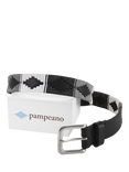 Pampeano Nieve Leather Belt, Nieve Black