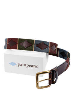 Pampeano Otono Leather Belt, Otono Brown - view 2, Otono Brown