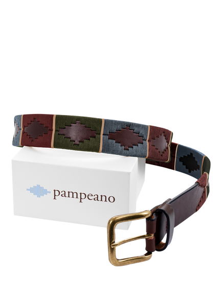 Pampeano Otono Leather Belt, Otono Brown - view 2, Otono Brown