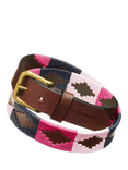 Pampeano Petalo Leather Belt, Pink