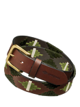 Pampeano Verdeo Leather Belt, Green