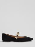 L.K.Bennett Amber Suede Flat Shoes