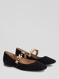 L.K.Bennett Amber Suede Flat Shoes