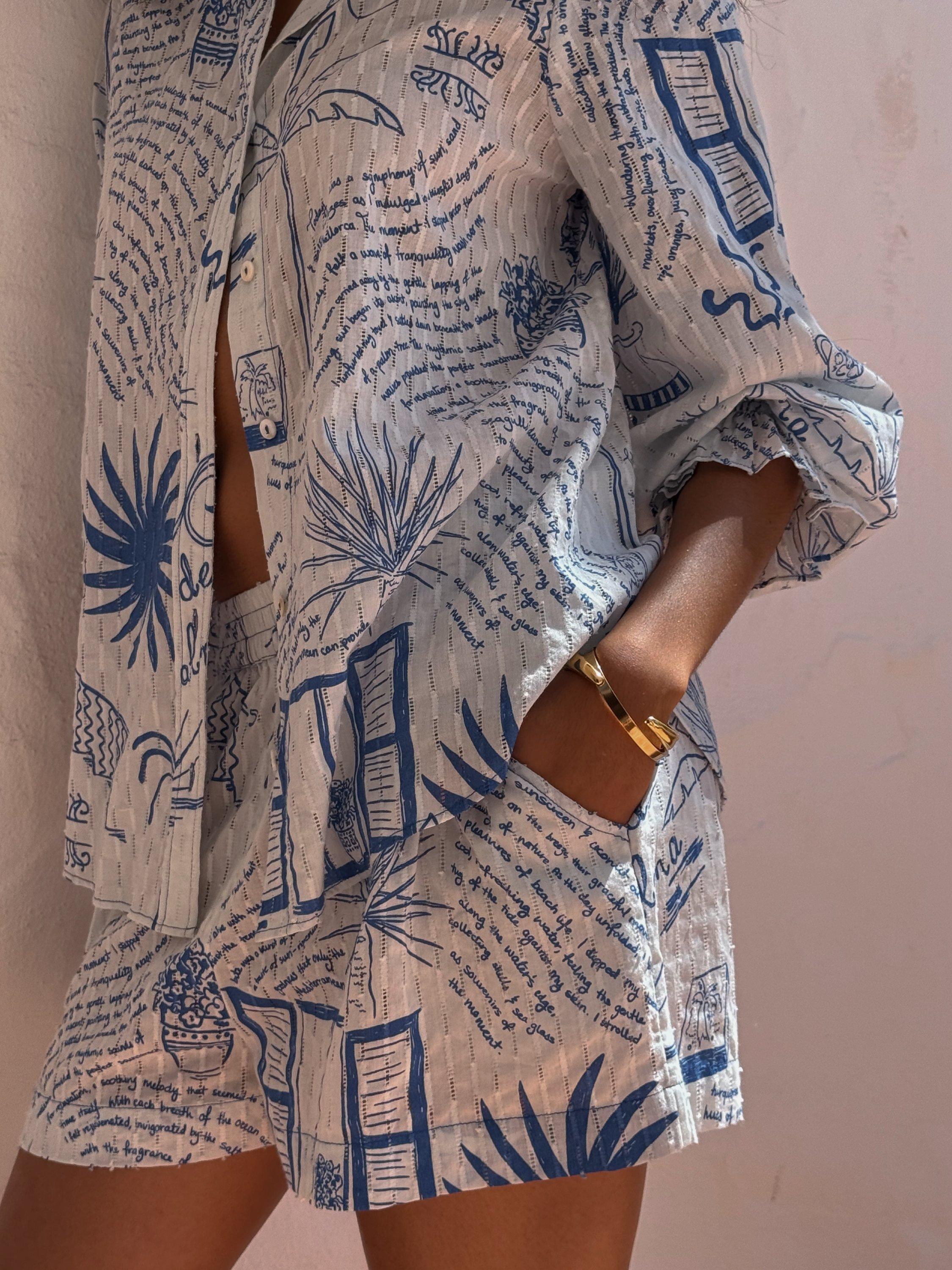 Product image 2 of 4, which shows Never Fully Dressed x Caetana Palma Elissa Shorts, Cream, 6