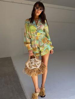 Never Fully Dressed Isla Ruffle Shorts, Multi - view 2, Multi