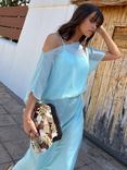 Never Fully Dressed Tilly Chiffon Dress, Blue