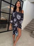 Never Fully Dressed Jem Shell Print Dress, Black