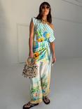 Never Fully Dressed Rio Stripe Boxy Top, Multi