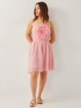 Monsoon Kids' Corsage Top and Skirt Set, Pale Pink
