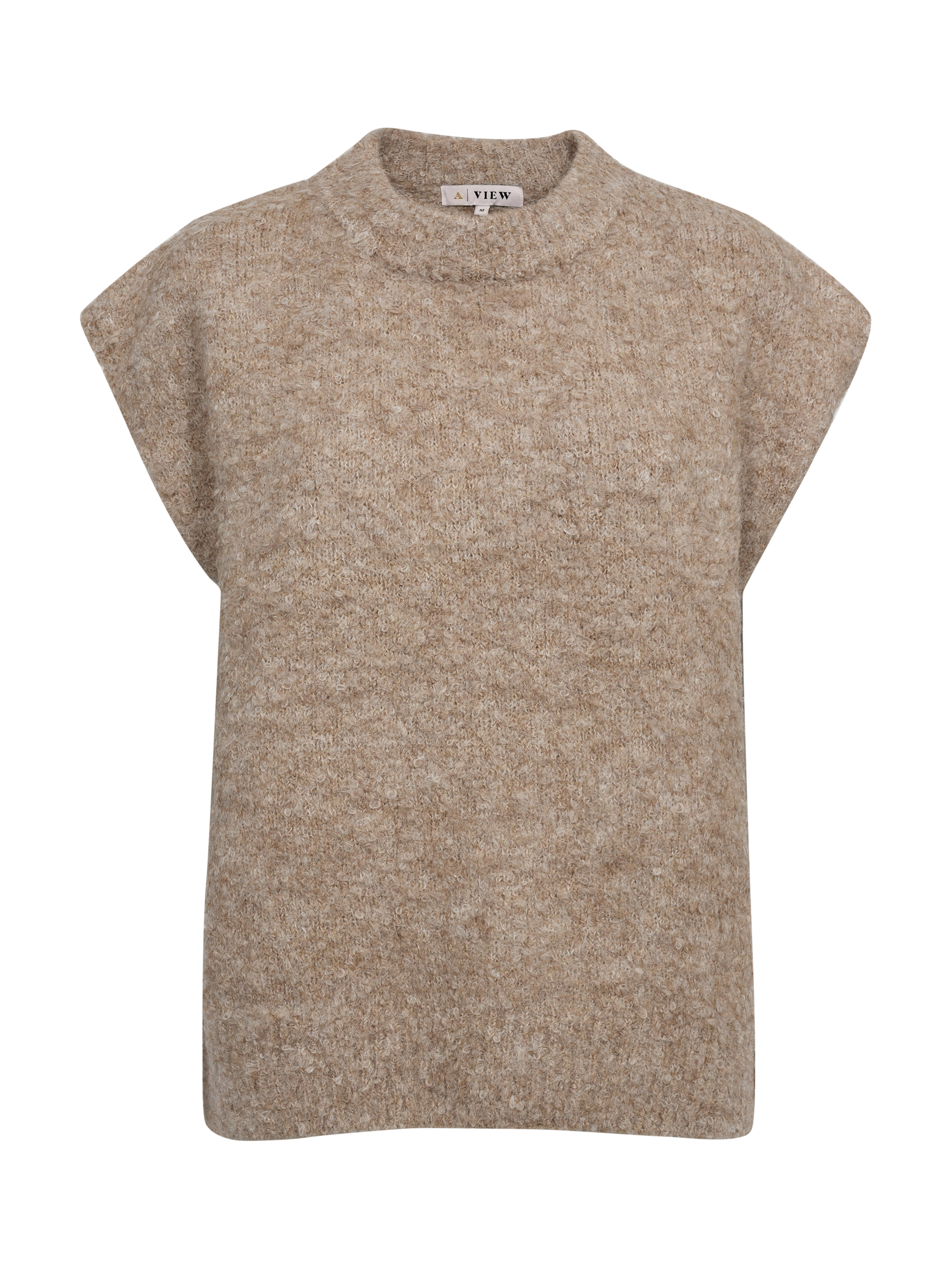 Product image 1 of 2, which shows A-VIEW Patrisia Knit Top, Light Brown, XS